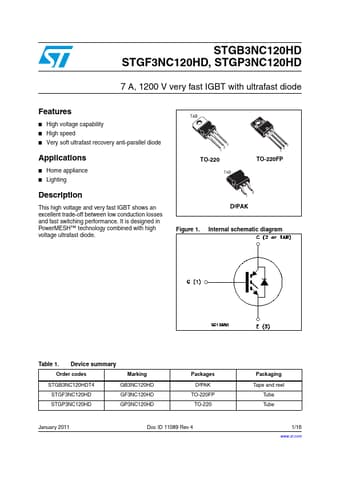  Datasheet Preview Page 1
