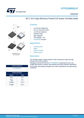  Datasheet Preview Page 1
