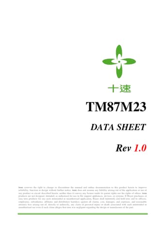  Datasheet Preview Page 1