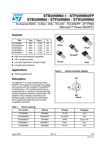  Datasheet Preview Page 1