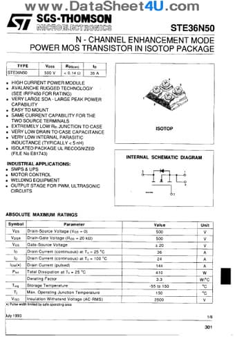  Datasheet Preview Page 1