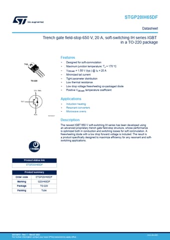  Datasheet Preview Page 1