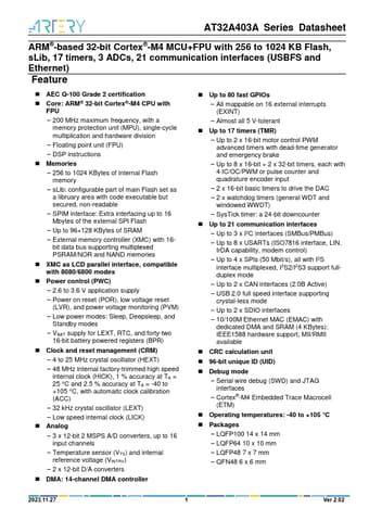  Datasheet Preview Page 1