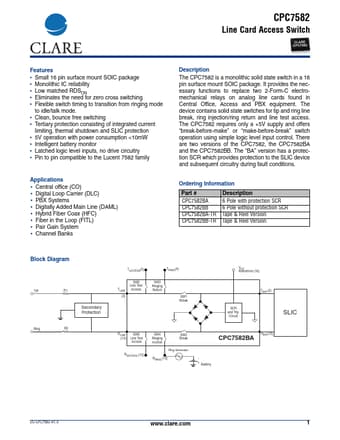  Datasheet Preview Page 1