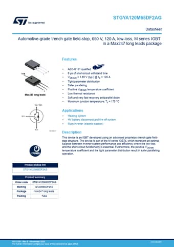  Datasheet Preview Page 1