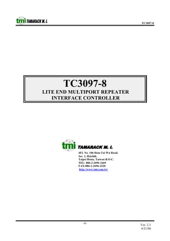  Datasheet Preview Page 1