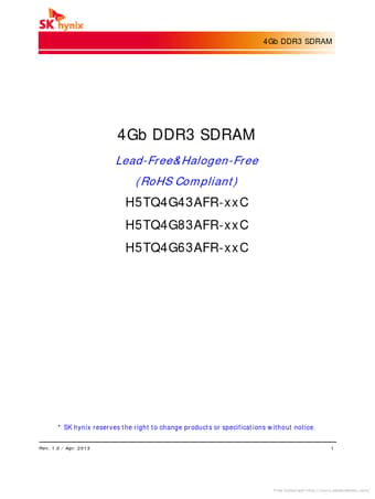  Datasheet Preview Page 1