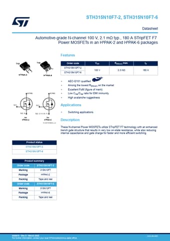  Datasheet Preview Page 1