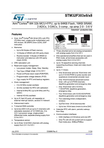  Datasheet Preview Page 1