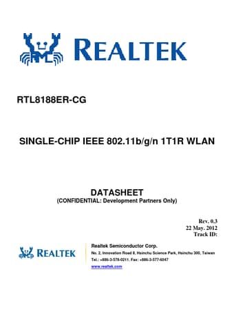  Datasheet Preview Page 1