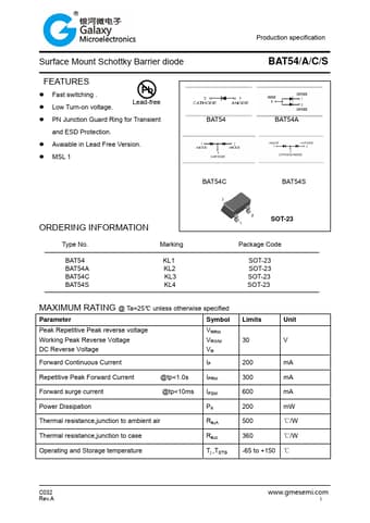  Datasheet Preview Page 1