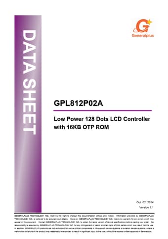  Datasheet Preview Page 1