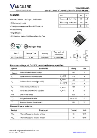  Datasheet Preview Page 1