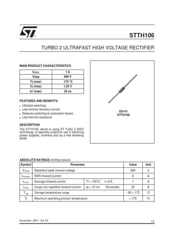  Datasheet Preview Page 1