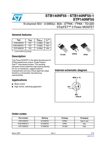  Datasheet Preview Page 1
