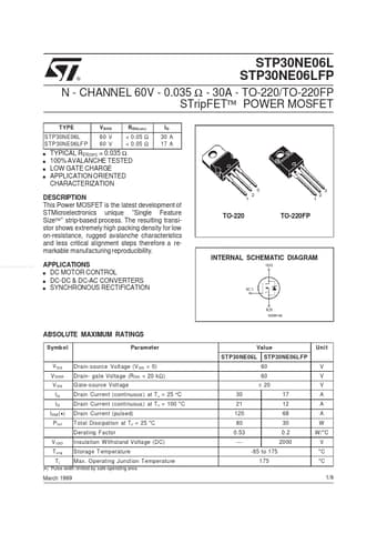  Datasheet Preview Page 1