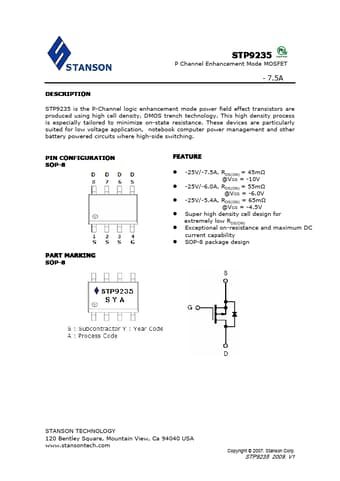  Datasheet Preview Page 1