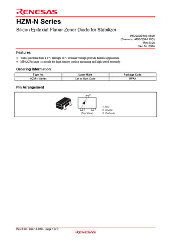  Datasheet Preview Page 1