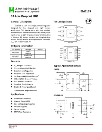  Datasheet Preview Page 1