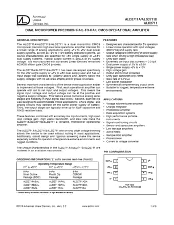  Datasheet Preview Page 1
