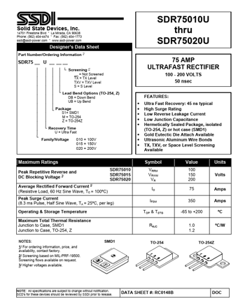 Datasheet Preview Page 1