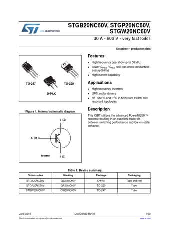  Datasheet Preview Page 1