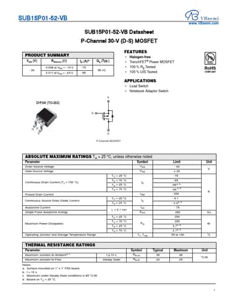  Datasheet Preview Page 1