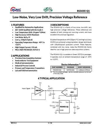  Datasheet Preview Page 1