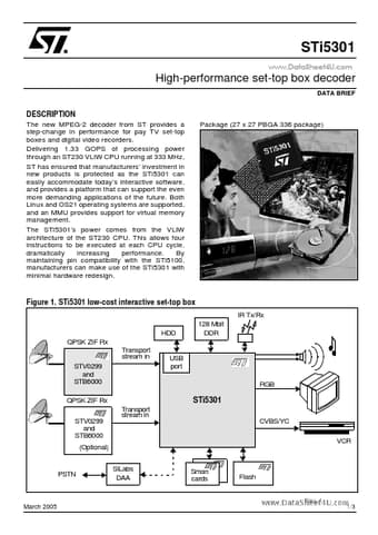  Datasheet Preview Page 1