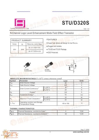  Datasheet Preview Page 1
