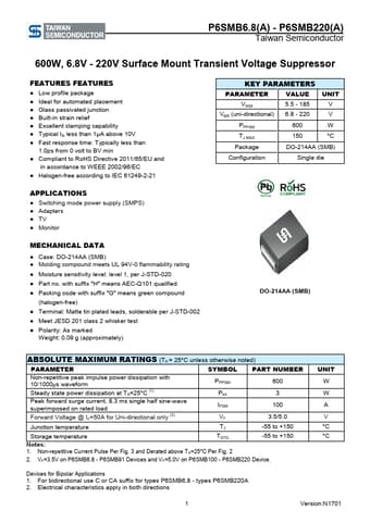  Datasheet Preview Page 1