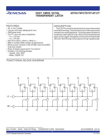  Datasheet Preview Page 1