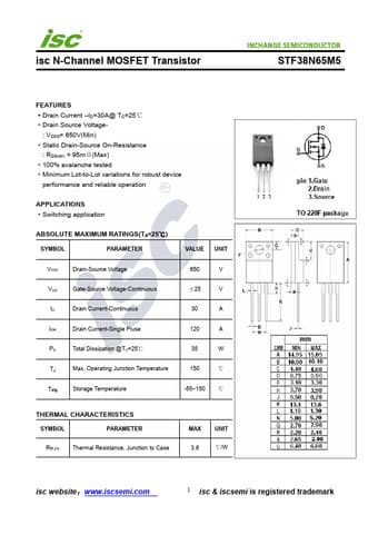  Datasheet Preview Page 1