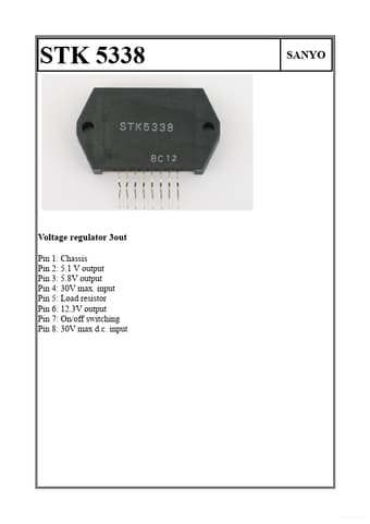  Datasheet Preview Page 1