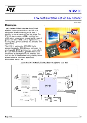  Datasheet Preview Page 1