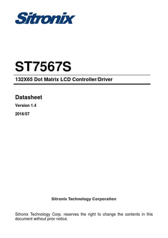  Datasheet Preview Page 1