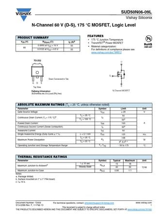  Datasheet Preview Page 1
