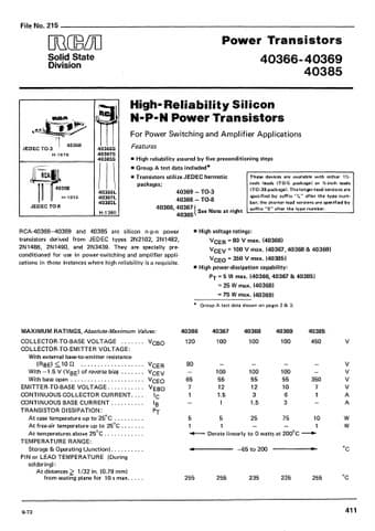  Datasheet Preview Page 1
