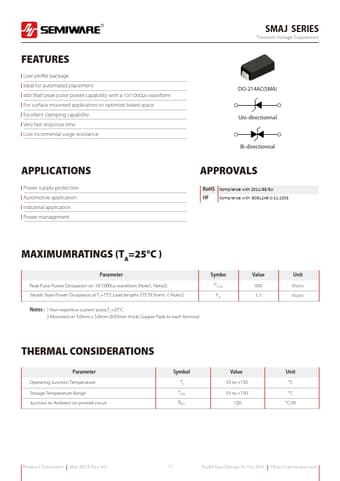  Datasheet Preview Page 1