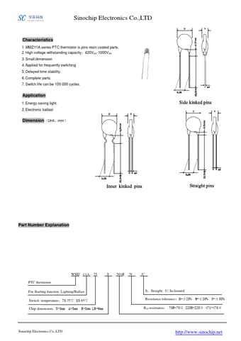  Datasheet Preview Page 1