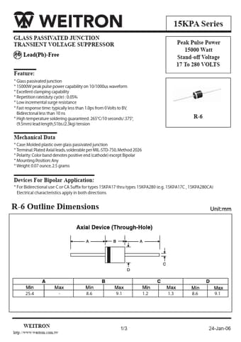  Datasheet Preview Page 1