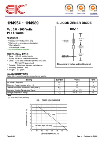  Datasheet Preview Page 1