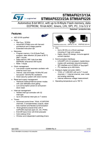  Datasheet Preview Page 1