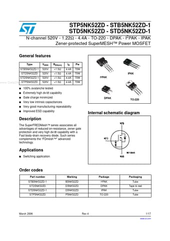  Datasheet Preview Page 1