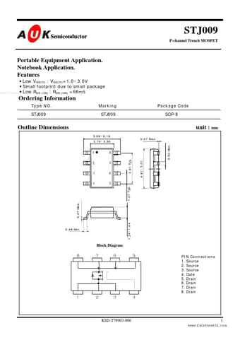  Datasheet Preview Page 1
