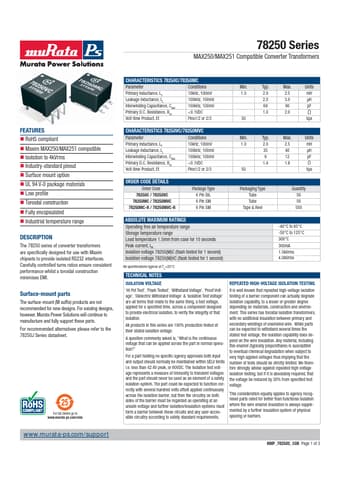  Datasheet Preview Page 1