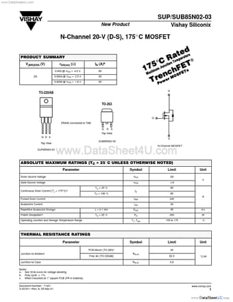  Datasheet Preview Page 1
