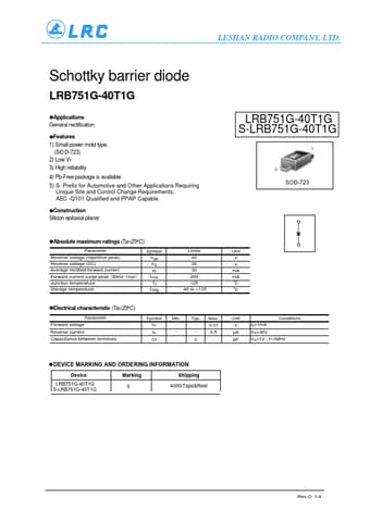  Datasheet Preview Page 1