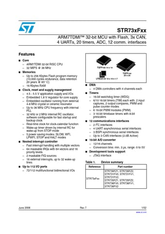  Datasheet Preview Page 1