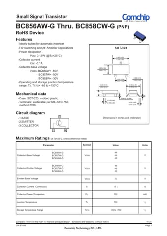  Datasheet Preview Page 1